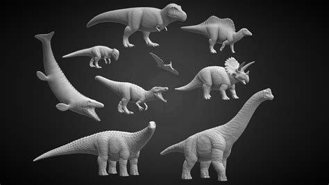 stl dinosaur|Dinosaur Free 3D Models Stl .